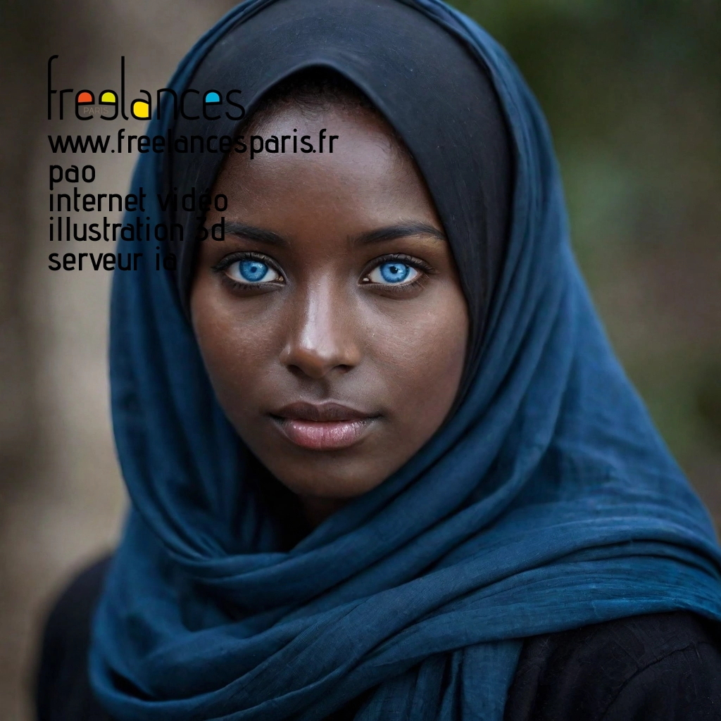 Pao mise en page internet vidéo illustration 3d serveur IA générative AI freelance paris studio de création magazines 72y8wjz0